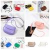 Korean Style Flap Crossbody Bags PU Leather Versatile Saddle Bag Candy Color Shell Bag  Girls