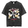 Washed Anime Naruto Graphic Oversized T Shirt Men Women Streetwear Harajuku T-Shirt Heavy Cotton Female Male Short Sleeve Tshirt
