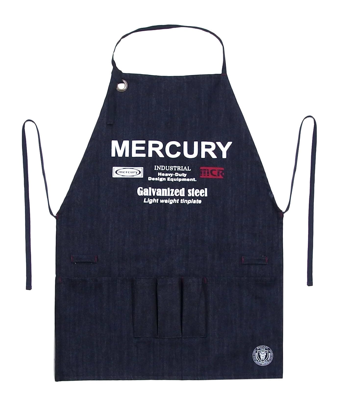 

Винтажный фартук Mercury Navy x H63см [Keystone] W47.5