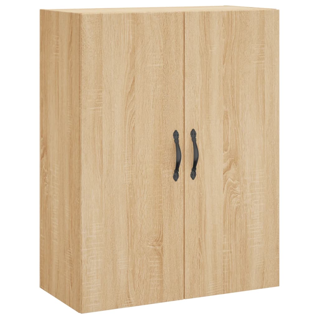 Vidaxl Display Cabinet, Sonoma Oak, 69.5X34X180 Cm, Wood-Based Material