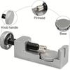 Silvery Metal Watch Band Strap Bracelet Link Pin Remover Tool Kit with 3pcs Needles, Adjustable Watch Repair Tool, No Power Required