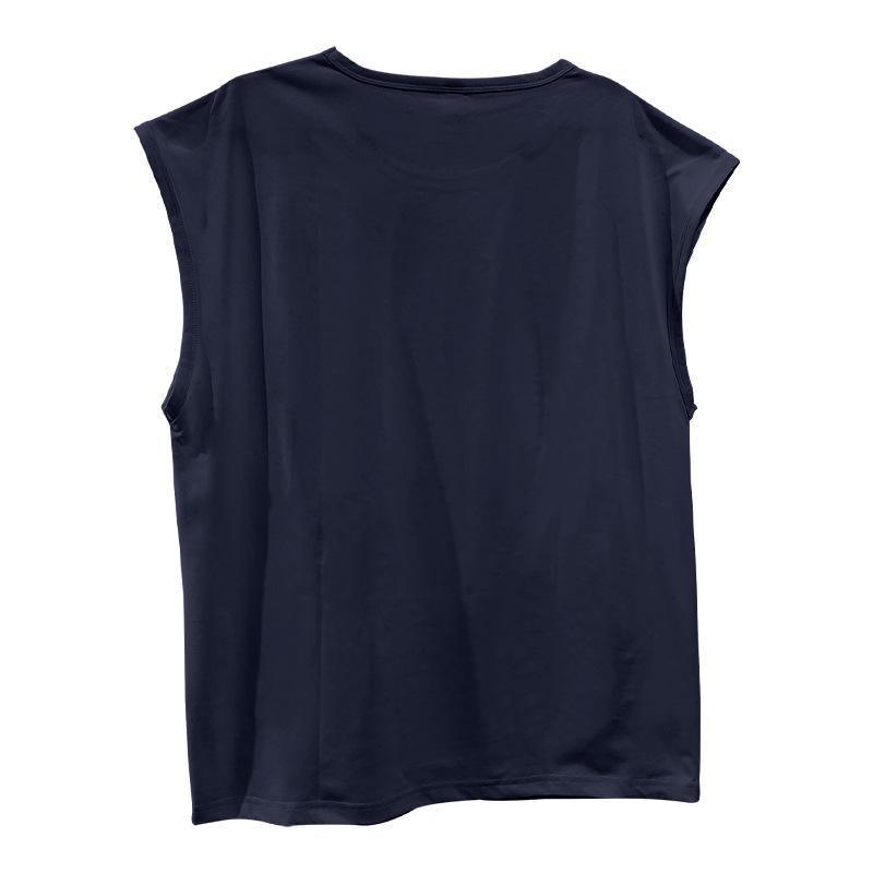 2024 Herren Sommer Ärmelloses Lockeres Einfarbiges Tanktop