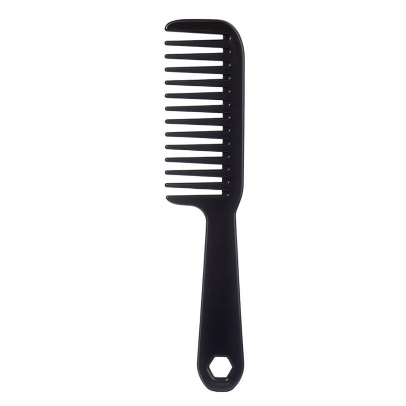 Practical Wide Toothed Comb with Long Handle for Smooth Hair Care Hairdressing Comb Hair Styling Tools