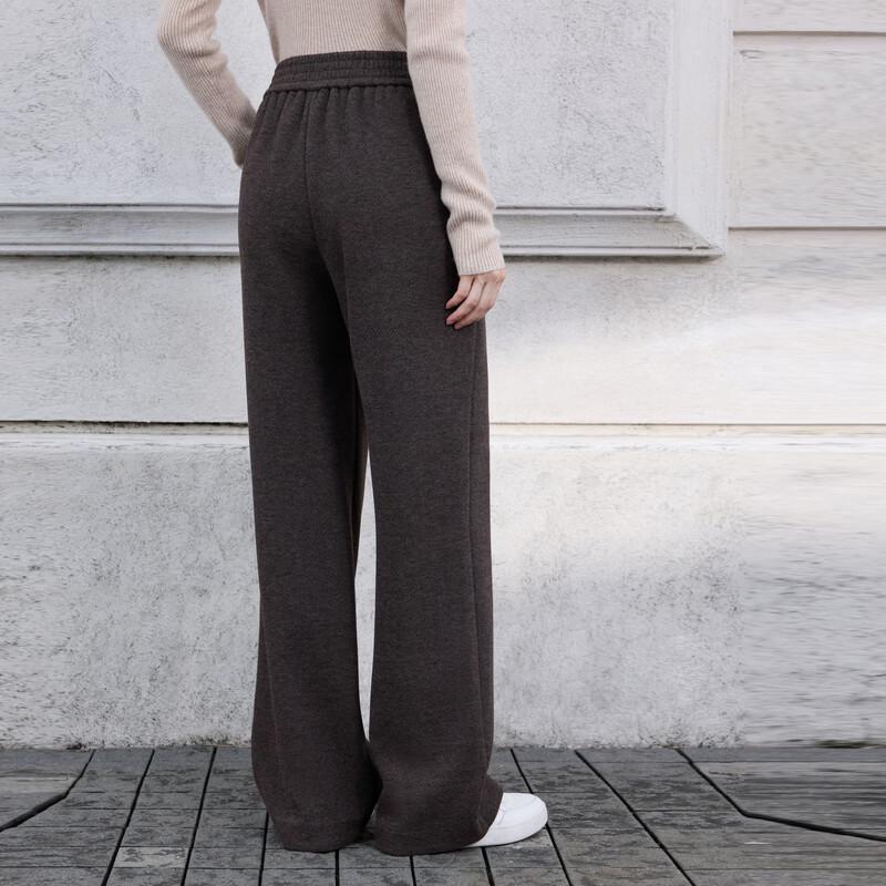 ELLASSAY Women's Comfortable Straight Drape Trousers