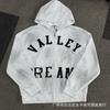 Premium Streetwear Hoodie With Rhinestone Embellishment Oversized Zip-Up Sweatshirt Men Cotton Blend Loose Fit