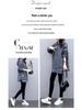 6535 Cotton Women's Fake Two-Piece Hooded Sweatshirt, Korean Style, Loose Fit, Spring/Autumn 2022 Trend.