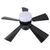 Ceiling Fan Light Dimmable 3 Color Temp 3 Wind Speed 1H 2H 4H Timer E26 Small Fan Lamp with Remote for Bedroom Kitchen