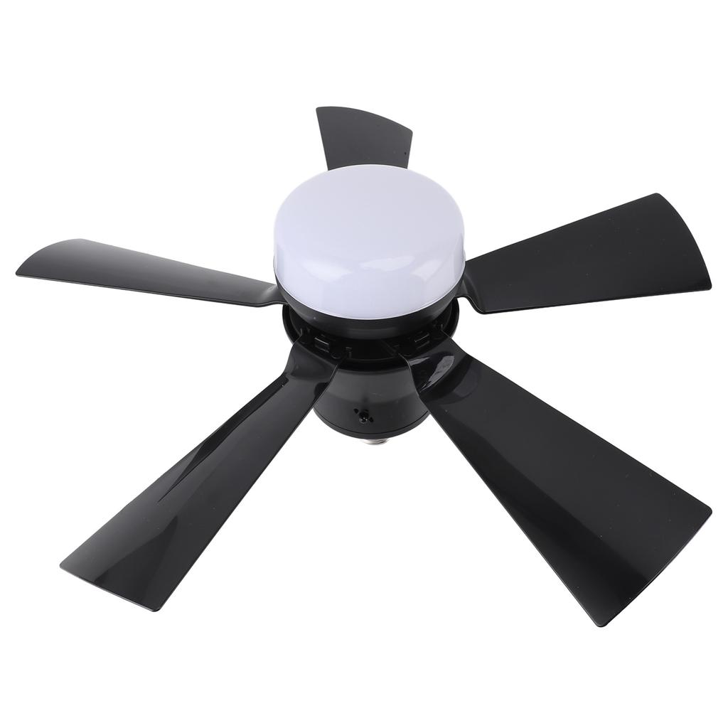Ceiling Fan Light Dimmable 3 Color Temp 3 Wind Speed 1H 2H 4H Timer E26 Small Fan Lamp with Remote for Bedroom Kitchen