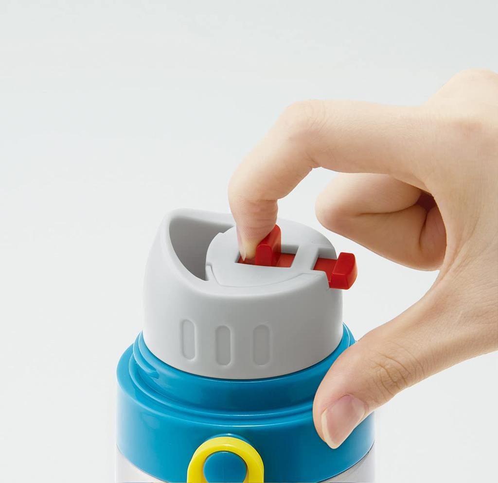 Skater Minions Fever 600ml Stainless Steel Mug Bottle with Cup, 2-Way Design, STGC6N-A