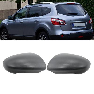 1 Pair Gray ABS Rearview Mirror Covers for Nissan Qashqai 2007-2020