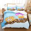 Cartoon Foxy Boxy Lanky-box Bettwäscheset Bettbezug Schlafzimmer Bettdeckenbezüge Einzelbett Doppelbett Kingsize Steppdeckenbezug Zuhause 2/3-teilig