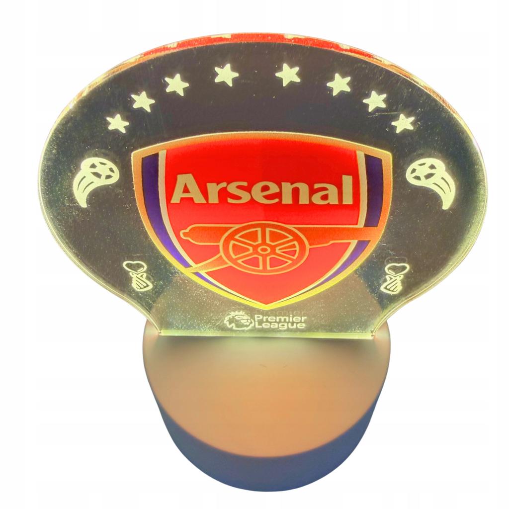 Arsenal Football Desk Night Light 3D Led For Kids Christmas Gift