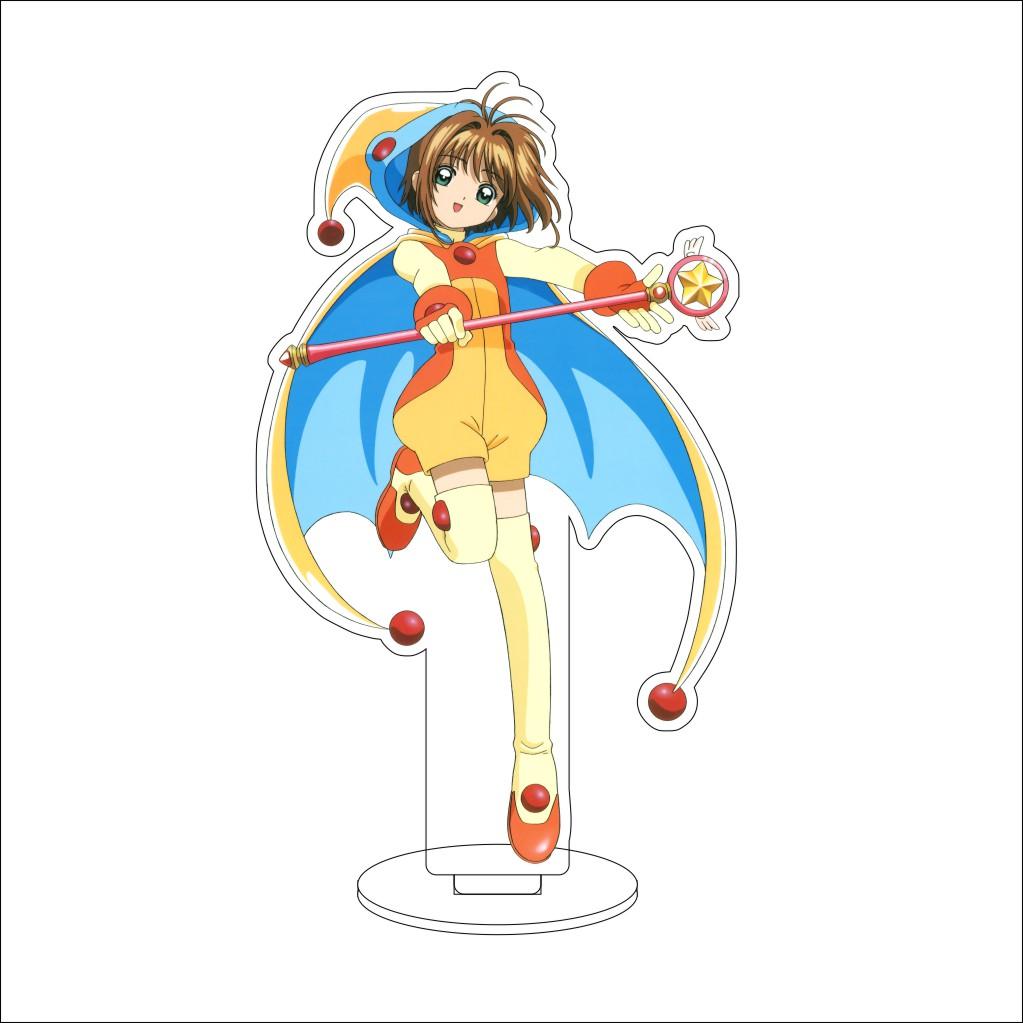 16CM Anime Cardcaptor Sakura Cosplay Acrylic Stand Ornaments KINOMOTO TOUYA/Daidouji Tomoyo Figure Stand Halloween Gifts