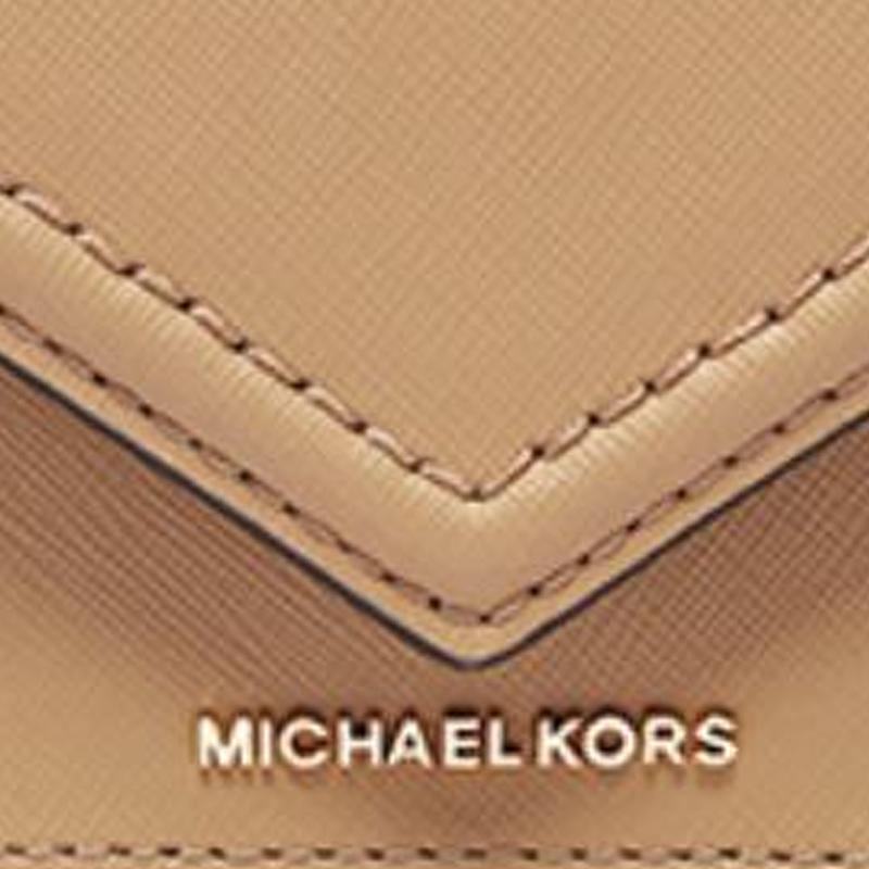 Michael Kors MK Jet Set Monogram Crossbody Bag Women Crossbody Bag Gold Beige 32S3GJ6C0L-222