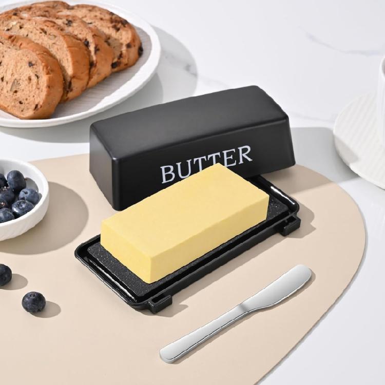 Butter Storage Container Builts In Slicers Airtights Seal Dishwasher Safe Refrigerator Accessory