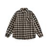 2024 Letter Long Sleeve Shirt Japanese Hong Kong Style Ins Loose Shirt Boys Summer Trendy Versatile Casual Coat