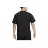 Nike T-shirt męski z krótkim rękawem, z okrągłym dekoltem, z nadrukiem kreskówkowym skateboardu, z obniżonymi ramionami, czarny FJ1138-010