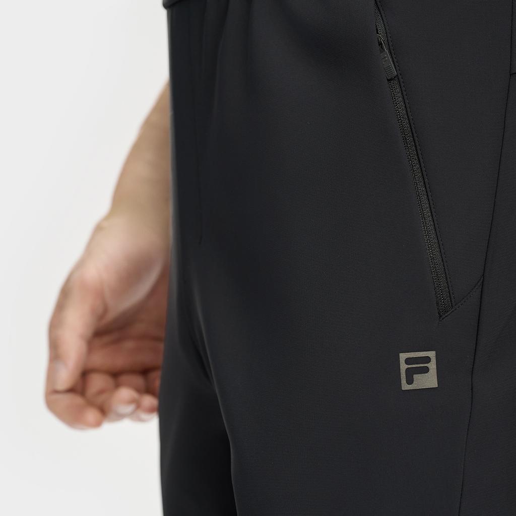New FILA Knitted Sweatpants Men's Pitch Black A11M431609FBK