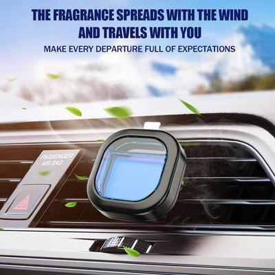 Car Air Freshener Air Outlet Aromatherapy Clip Long-Lasting Car Light Interior Ornaments Odor-Removing Fragrance X5J1