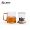 Mr. Nanshan Tea Infuser Glass Cup with Beechwood Lid