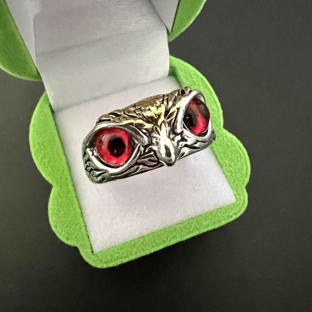Retro Owl Adjustable Ring: Unisex, Creative Design