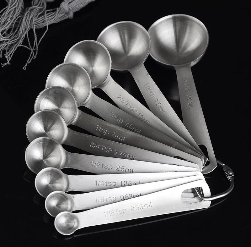 304 Stainless Steel Measuring Spoons and Cups Set