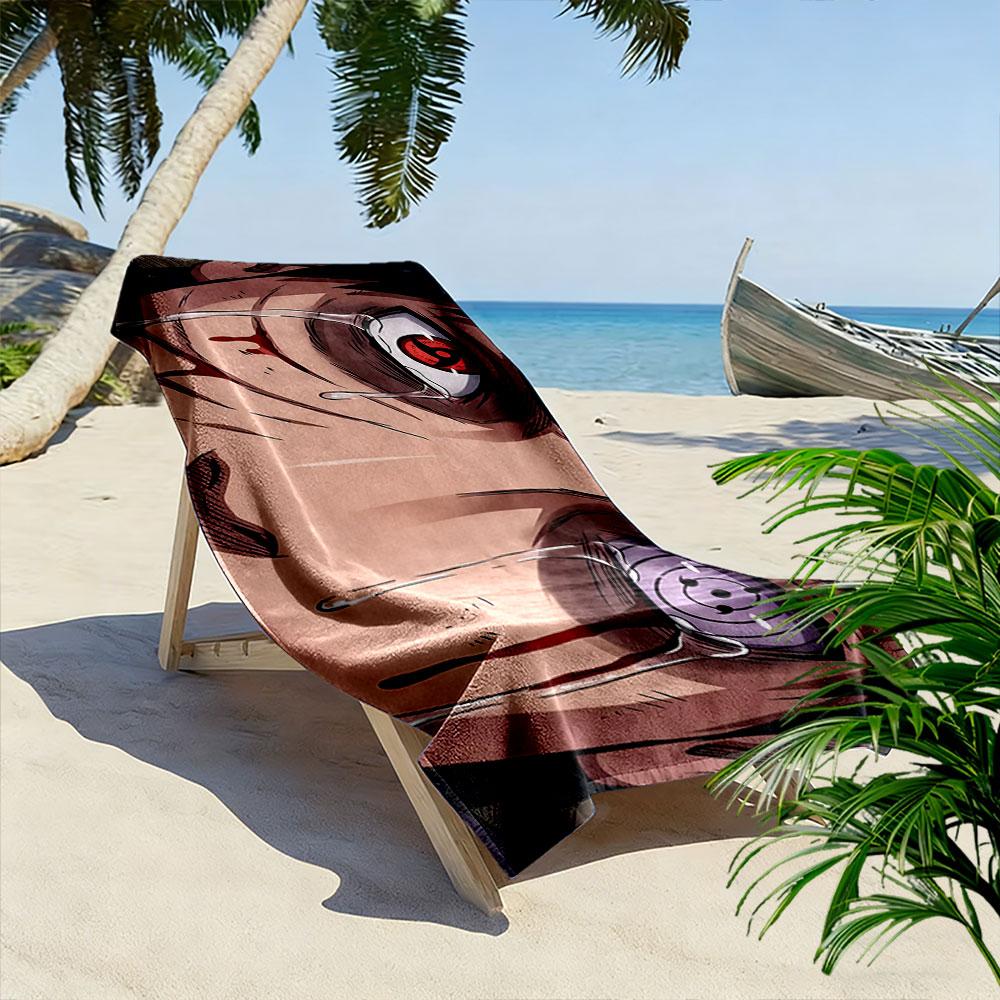 Anime Crying Eyes Towel A must-have beach towel for beach travel