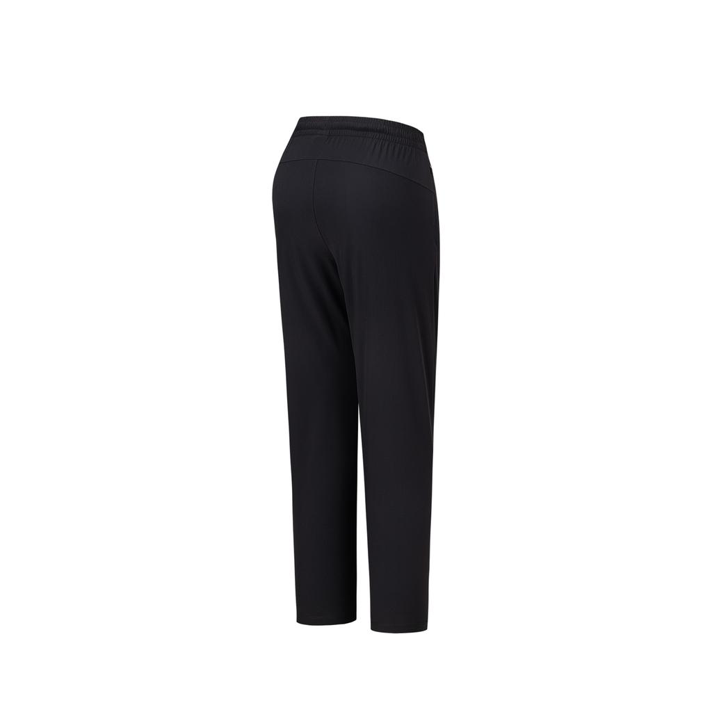 Anta Knit Cropped Pants Women bottoms Basic-Black 962627306-3