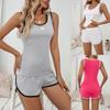 Women's Summer New Vest Shorts Leisure Sports Home Set