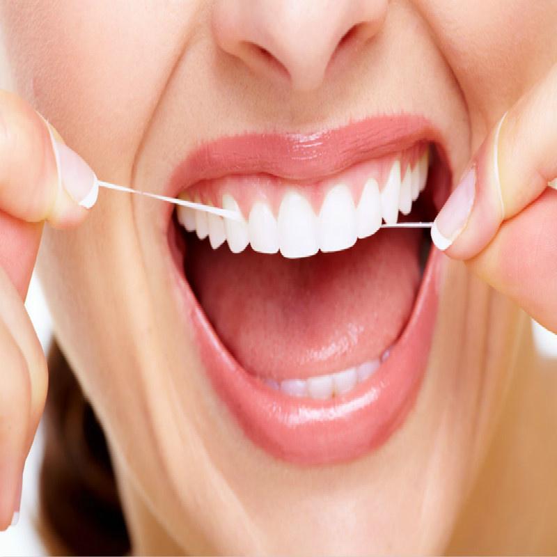 Dental Floss for Teeth Cleaning Oral Care Kit Dental Hygiene Mint Fragrance Portable Teeth Keychain C