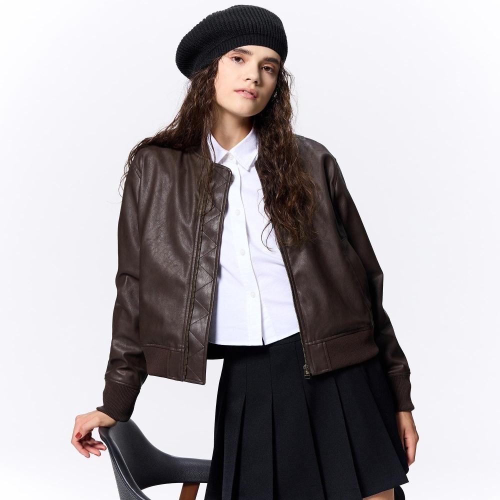 

Блузон Gu By Uniqlo Leather Touch 09 BLACK/XS