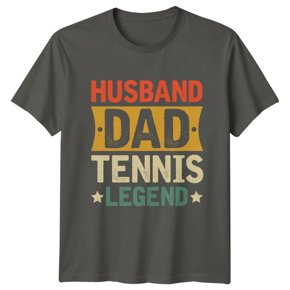 Husband Dad Tennis Legend Unisexs TShirt Tennis Fathers Day Gift For Him S