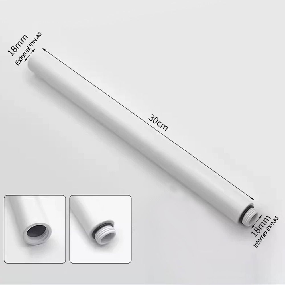 Nerezová prodlužovací tyč do sprchy 30 cm Prodloužení sprchy Nový držák sprchy