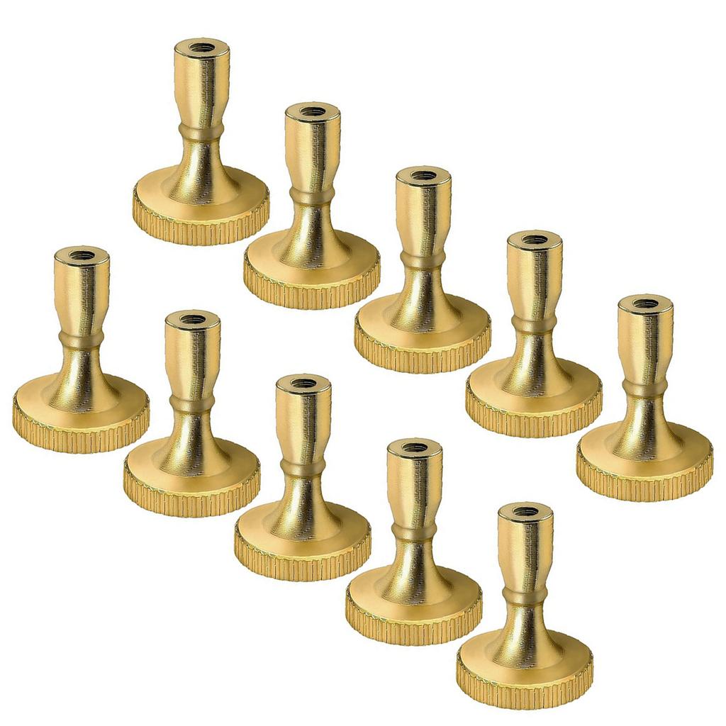 10Pcs Lamp Turn Switch Knob Replacement Copper Light Switch Knob Standard Size Twist Switch Knobs Easy To Install
