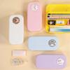 Kawaii Morandi Simple Pencil Case Student Large Capacity Double-Layer Pencil Case Cartoon Stationery Organizer School Supplies