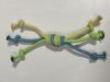 Two-Color Dog Chew Toys Set, Teething Sticks, Teeth-Cleaning, Training Rope for Pets