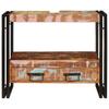 Washbasin Cabinet Multicolored Solid Upcycled Wood