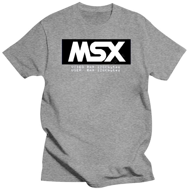 Schwarzes T-Shirt für den Sommer Marken-T-Shirt Herren-T-Shirt MSX-Computer Booten T-Shirts Damen-T-Shirt Teenager-T-Shirt Mode-Top