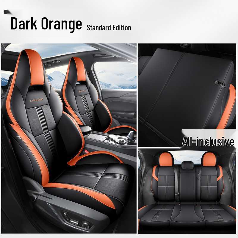 Lynk & Co 03 Leather Car Seat Cushions (23-26), All-Season, Fully Wrapped, Vehicle-Specific Seat Covers