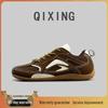 Retro European & American Fashion Men's Non-Slip Low-Top Casual Shoes - 'Forrest Gump' Wear-Resistant Sports Flats
