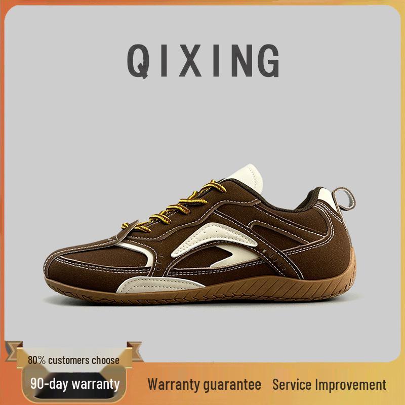 Retro European & American Fashion Men's Non-Slip Low-Top Casual Shoes - 'Forrest Gump' Wear-Resistant Sports Flats