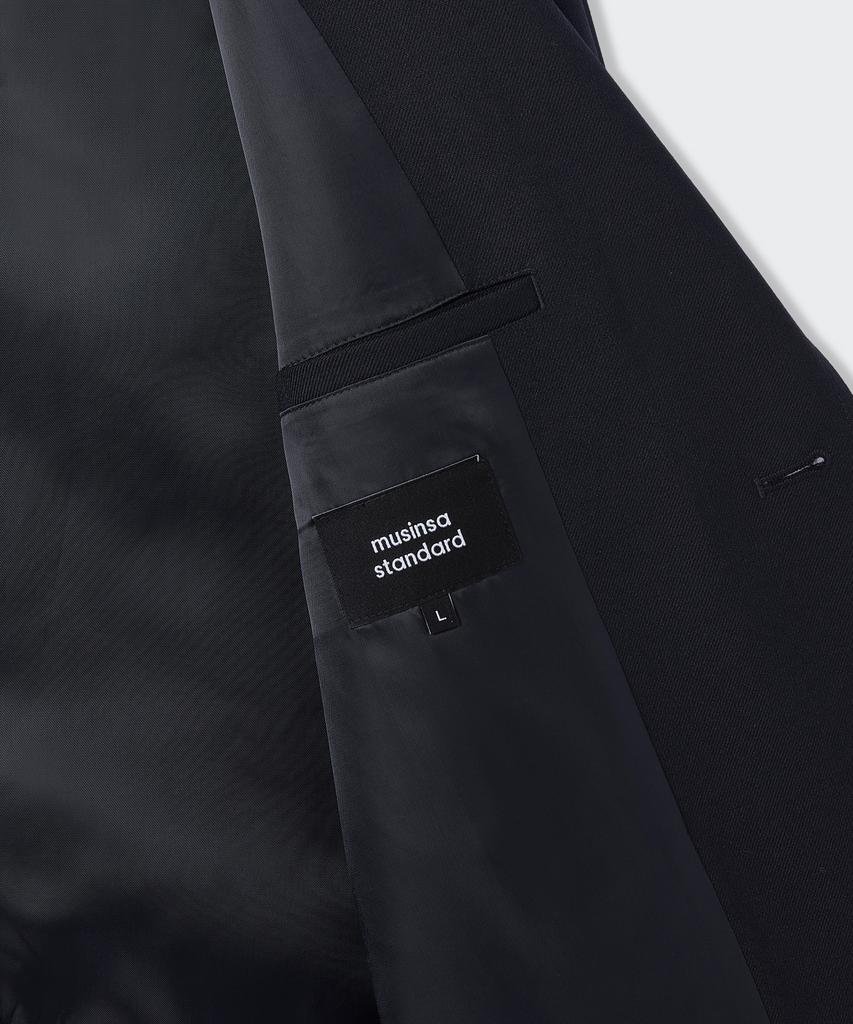 Musinsa Standard [City Workers] Wool Blend Blazer [Navy]