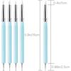 5Pcs Silicone Clay Sculpting Tool for Brush Modeling Dotting Nail Art Pottery Clay Tool DIY Carving Sculpting Tools Soft Head