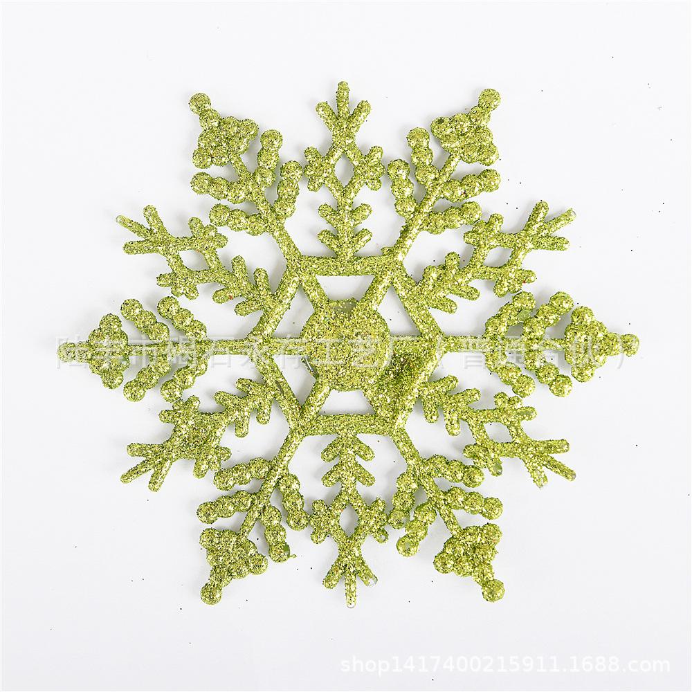 6/12pcs Simulation Snowflakes Christmas Tree Hanging Ornament Christmas Fake Snowflakes Winter Party Navidad New Year Decoration
