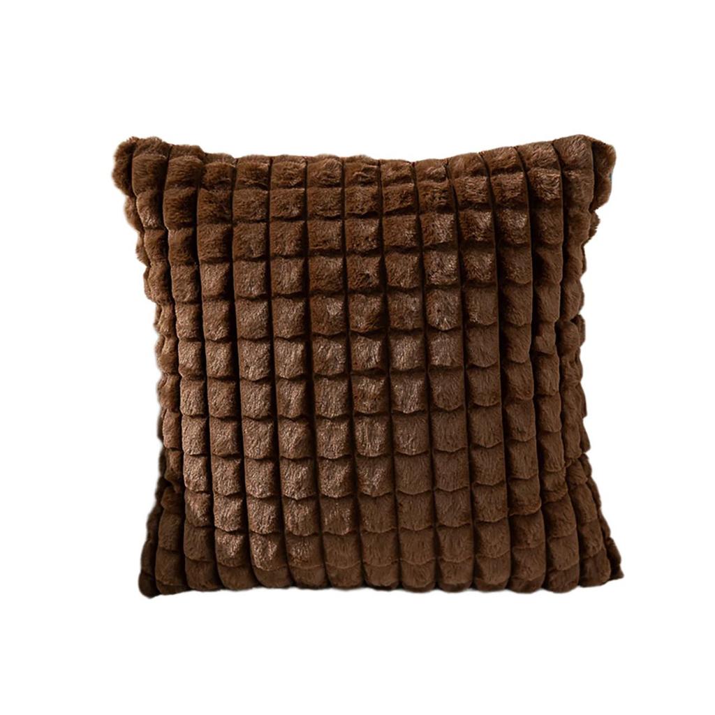New Year Plushie Pillowcase Comfortable Easy Washing Cushion Cover for Sofa and Bed Decoration