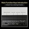 Portable Cassette Recorder Nostalgic Retro Portable Tape Player with USB Port for Sound Playback Outdoor Recording