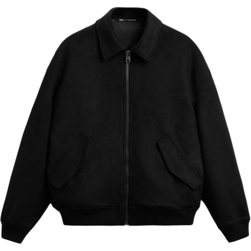 ZARA Jackets Men`s Lapel Moderate Pilot