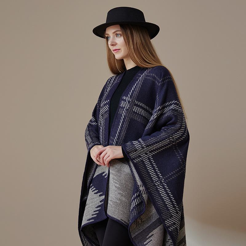 Shawl Women'S Versatile Thickened Blanket Cloak Cloak Jacket Warm Office Air Conditioning Quilt