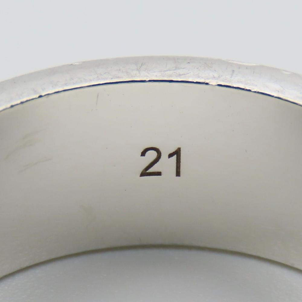 Used GUCCI Ring Logo ring EU#59.5 21 Silver925 10.2g Silver Accessories