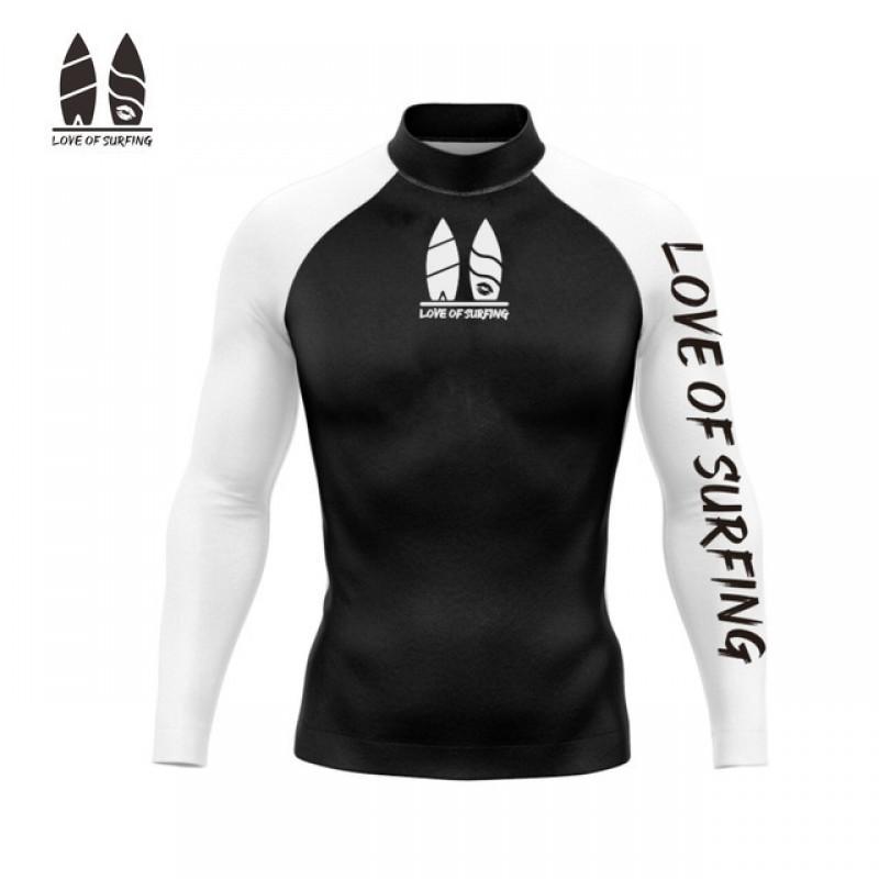 T-shirt Surfing Suit UPF50 Sunscreen Beach Swimsuit Diving Jellyfish Long Sleeve Split Top